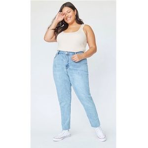 Forever 21+ High Rise Mom Jeans